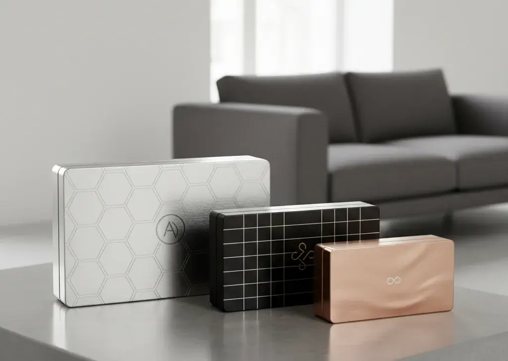 Patterned Metal Boxes