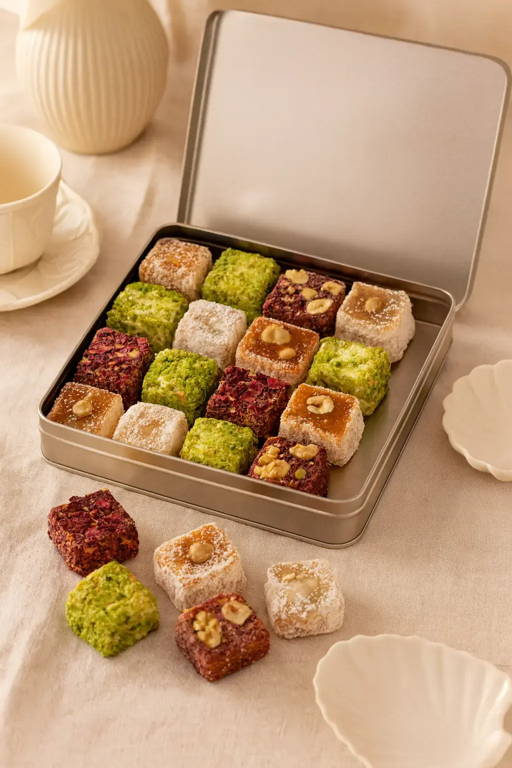 Metal Turkish Delight Boxes